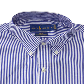 Polo Ralph Lauren Navy/White Striped Oxford Shirt