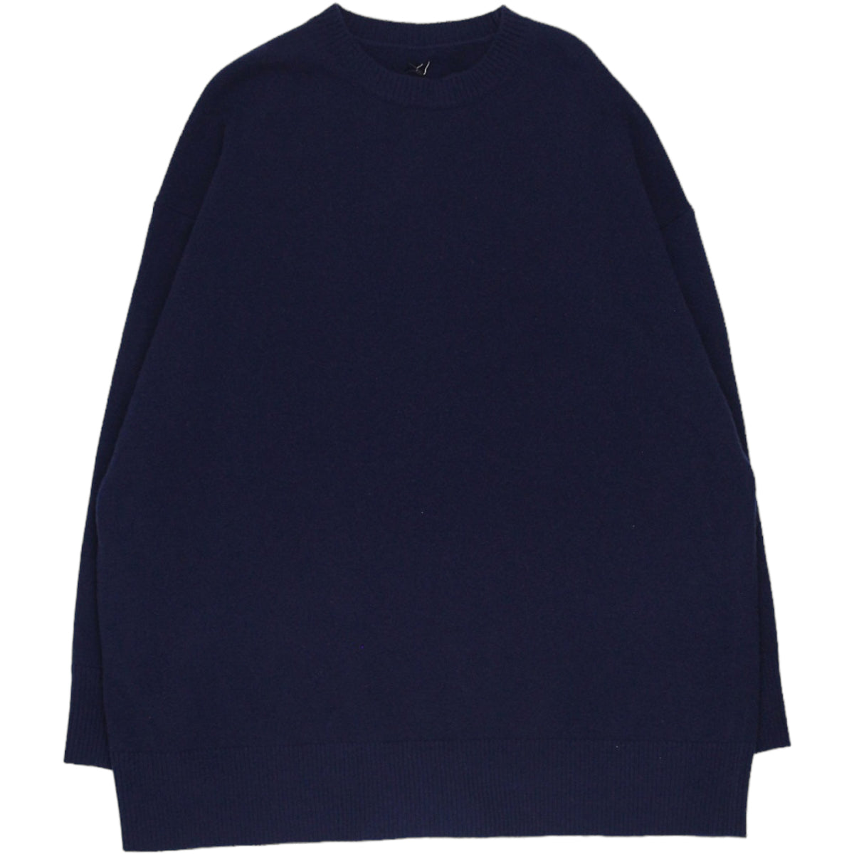 Studio Nicholson Navy Crew Neck Jumper