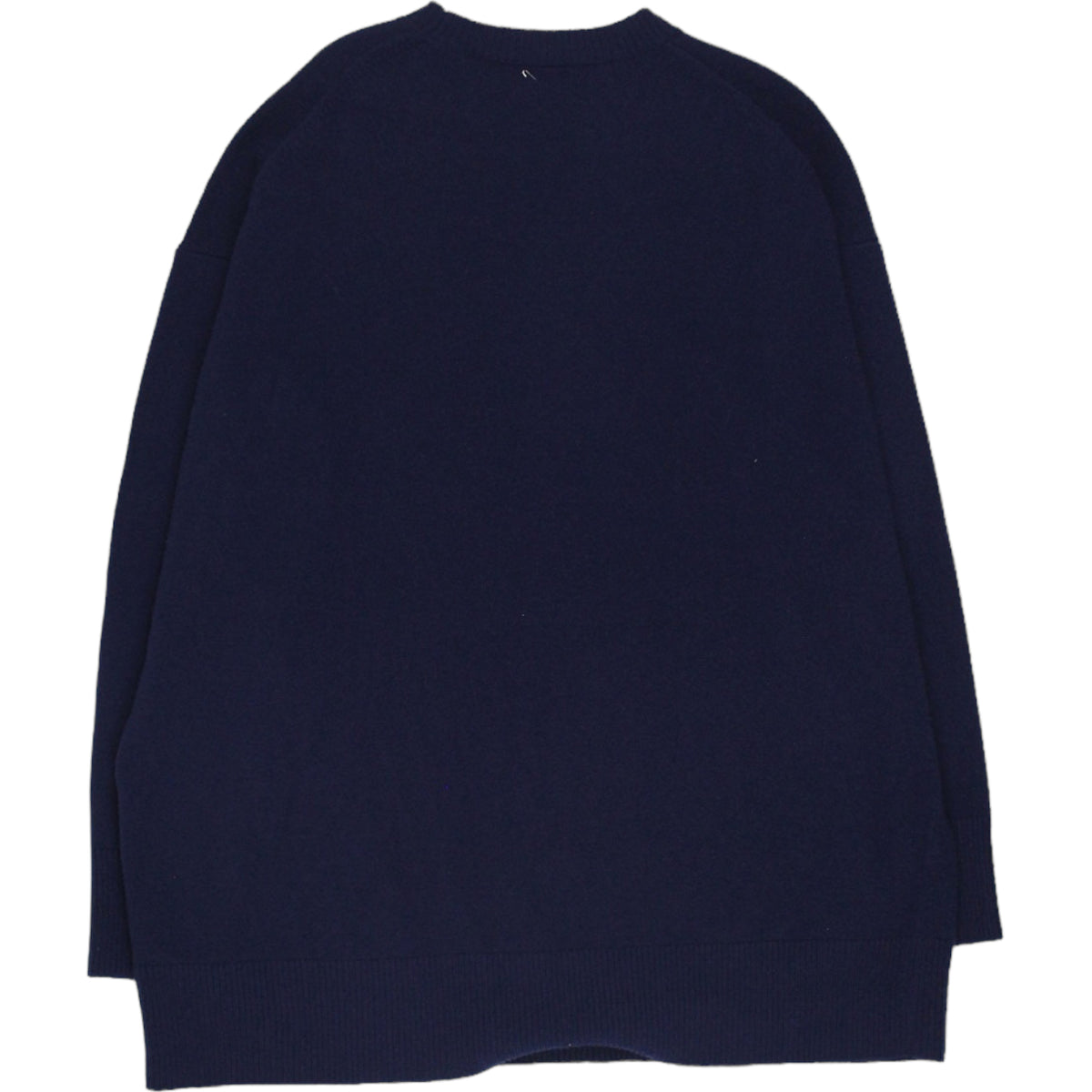 Studio Nicholson Navy Crew Neck Jumper