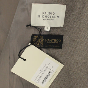 Studio Nicholson Brown 3D Pockets Long Coat