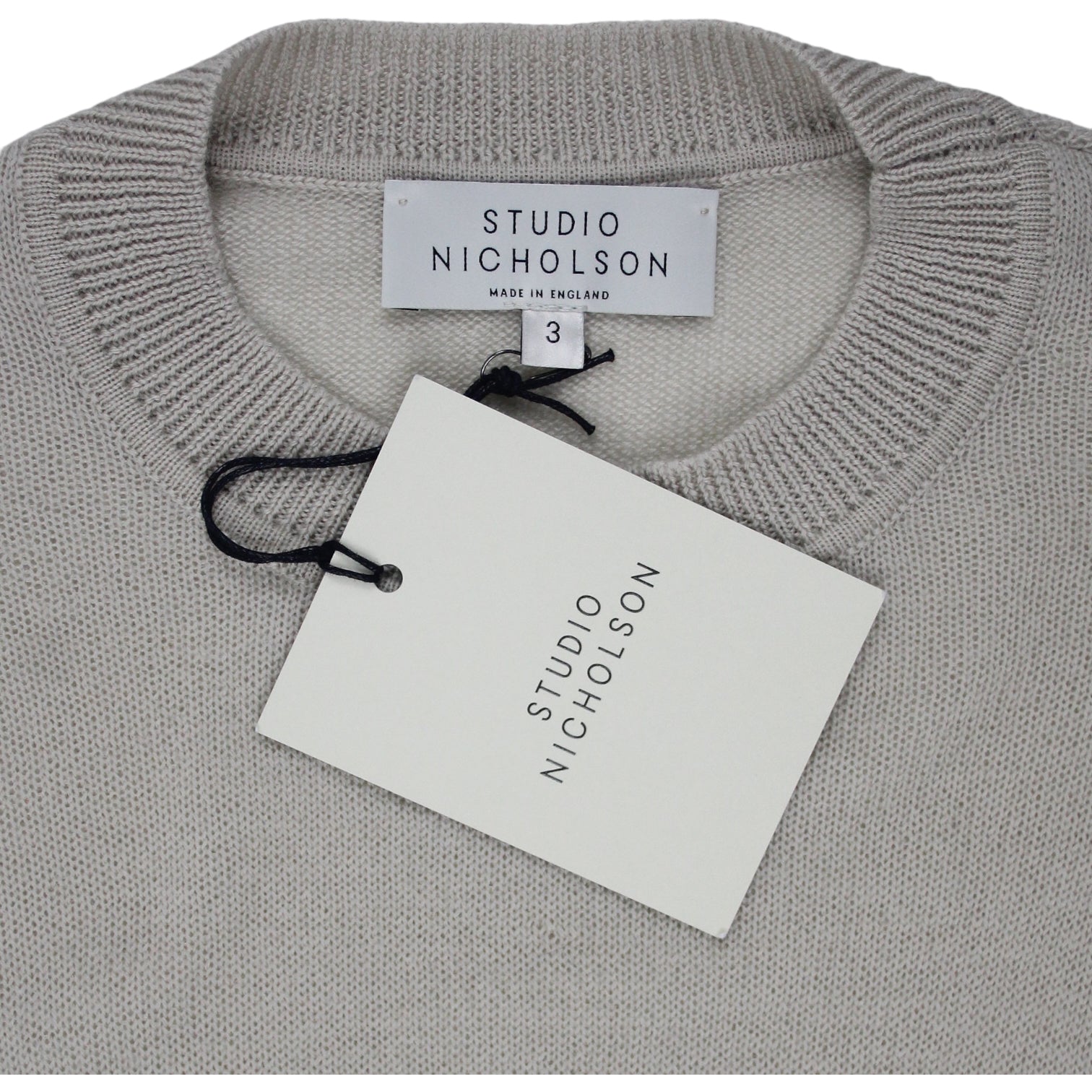 Studio Nicholson Dove Extra Fine Wool Jumper