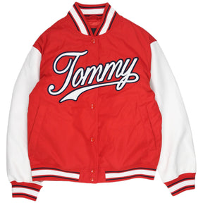 Tommy Jeans Letterman Red Varsity Tommy Jacket