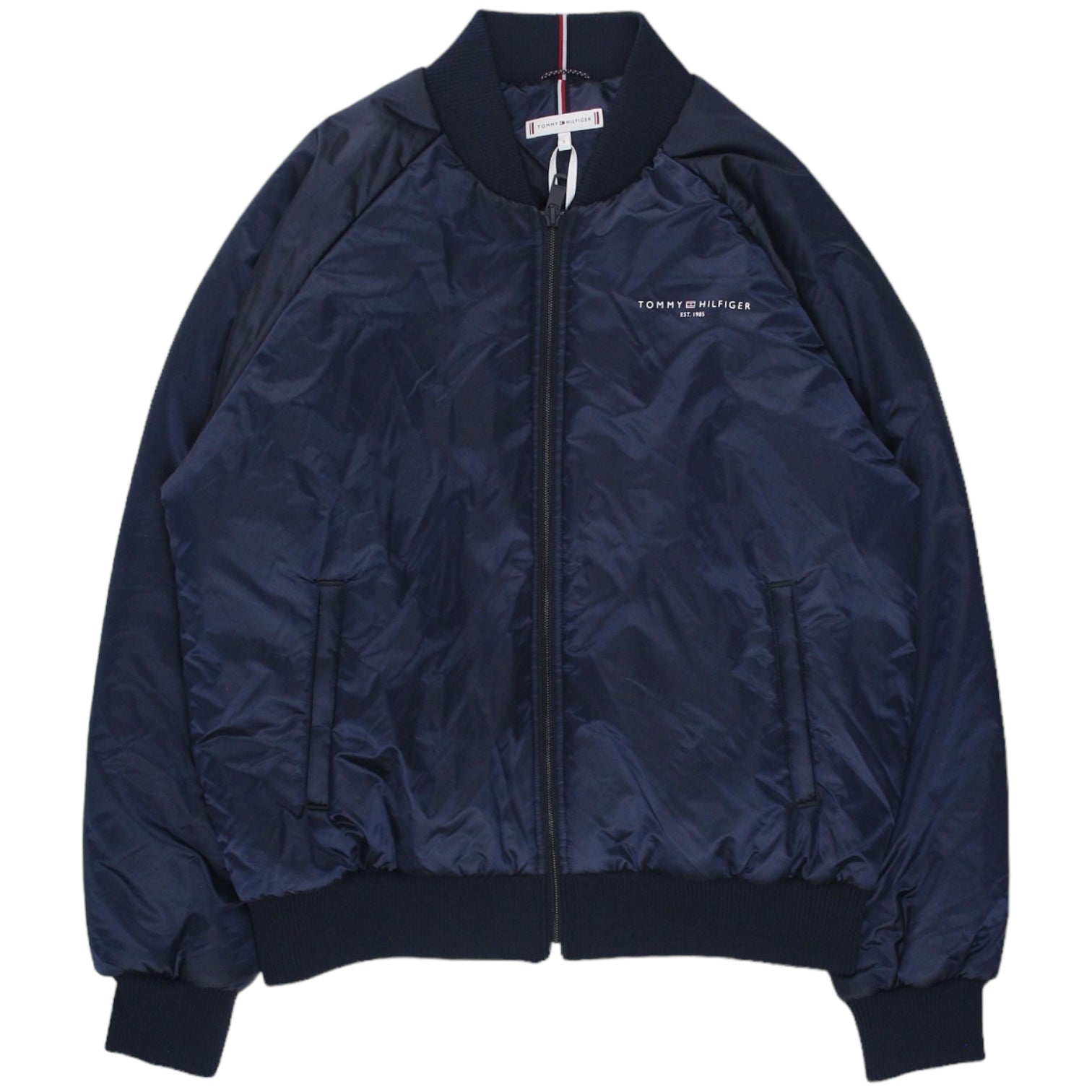 Tommy Hilfiger Navy Regular Bomber Jacket