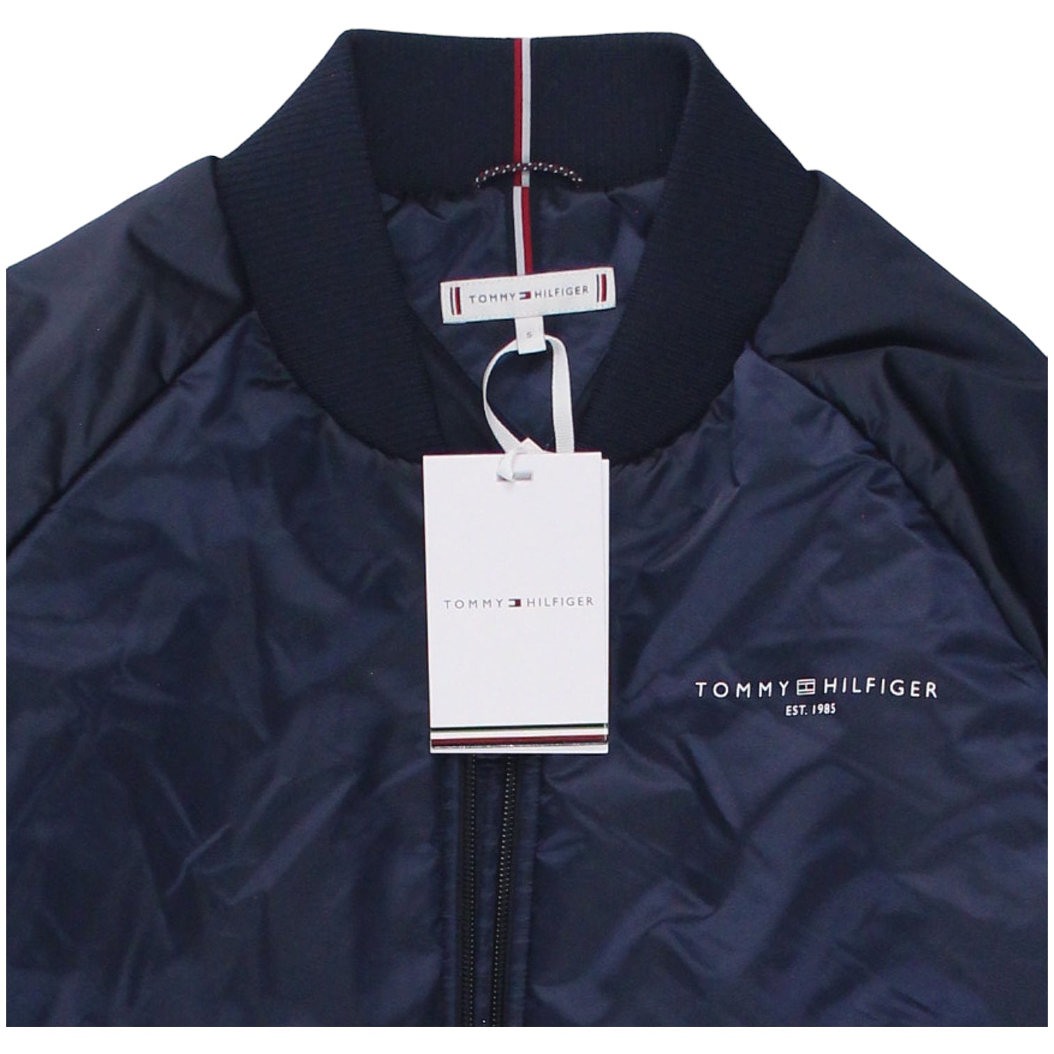 Tommy Hilfiger Navy Regular Bomber Jacket
