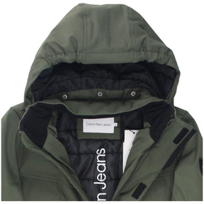 Calvin Klein Jeans Green Technical Parka Jacket