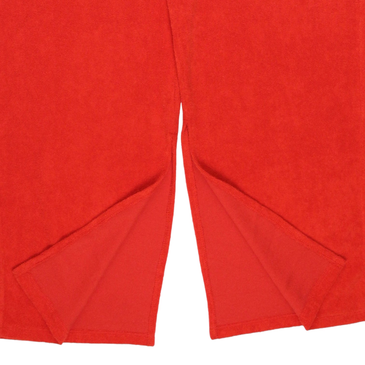 Calvin Klein Red Velour High Waist Pant