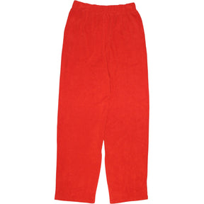 Calvin Klein Red Velour High Waist Pant