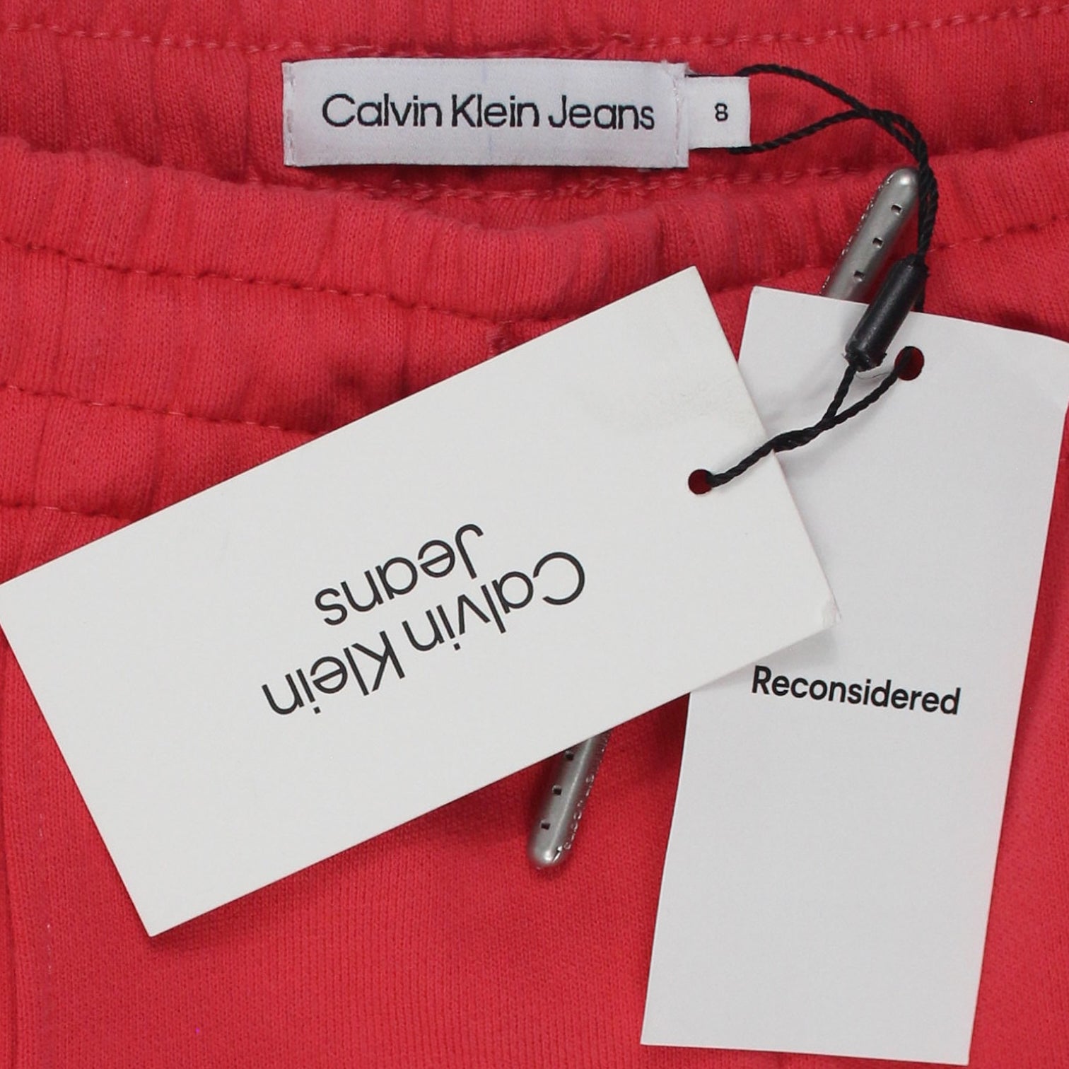Calvin Klein Jeans Pink Hero Logo Wide Sweatpants