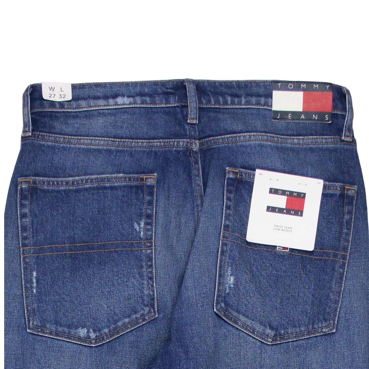 Tommy Blue Daisy Low Baggy Boy Jeans