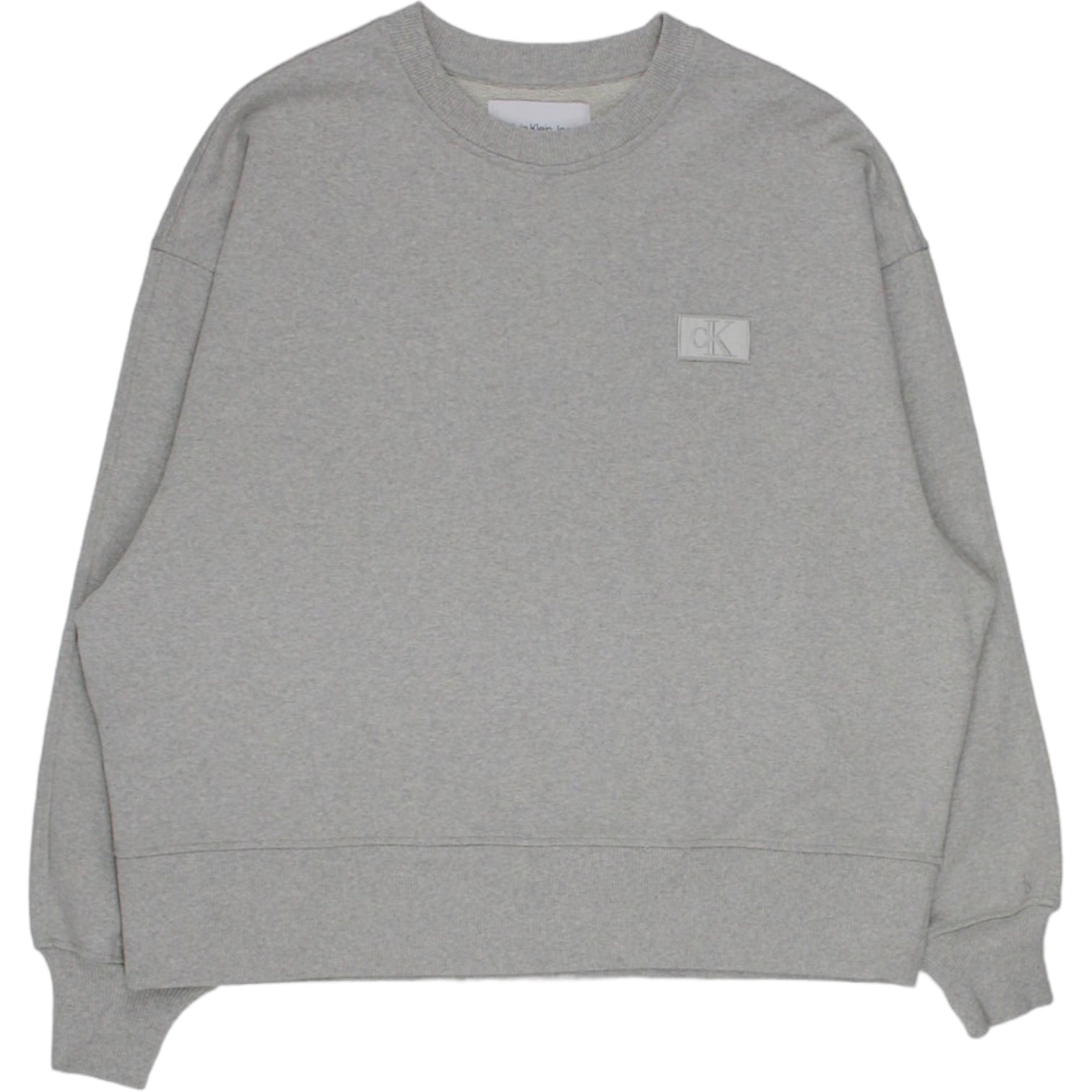 Calvin Klein Jeans Grey Oversized Sweat Shirt