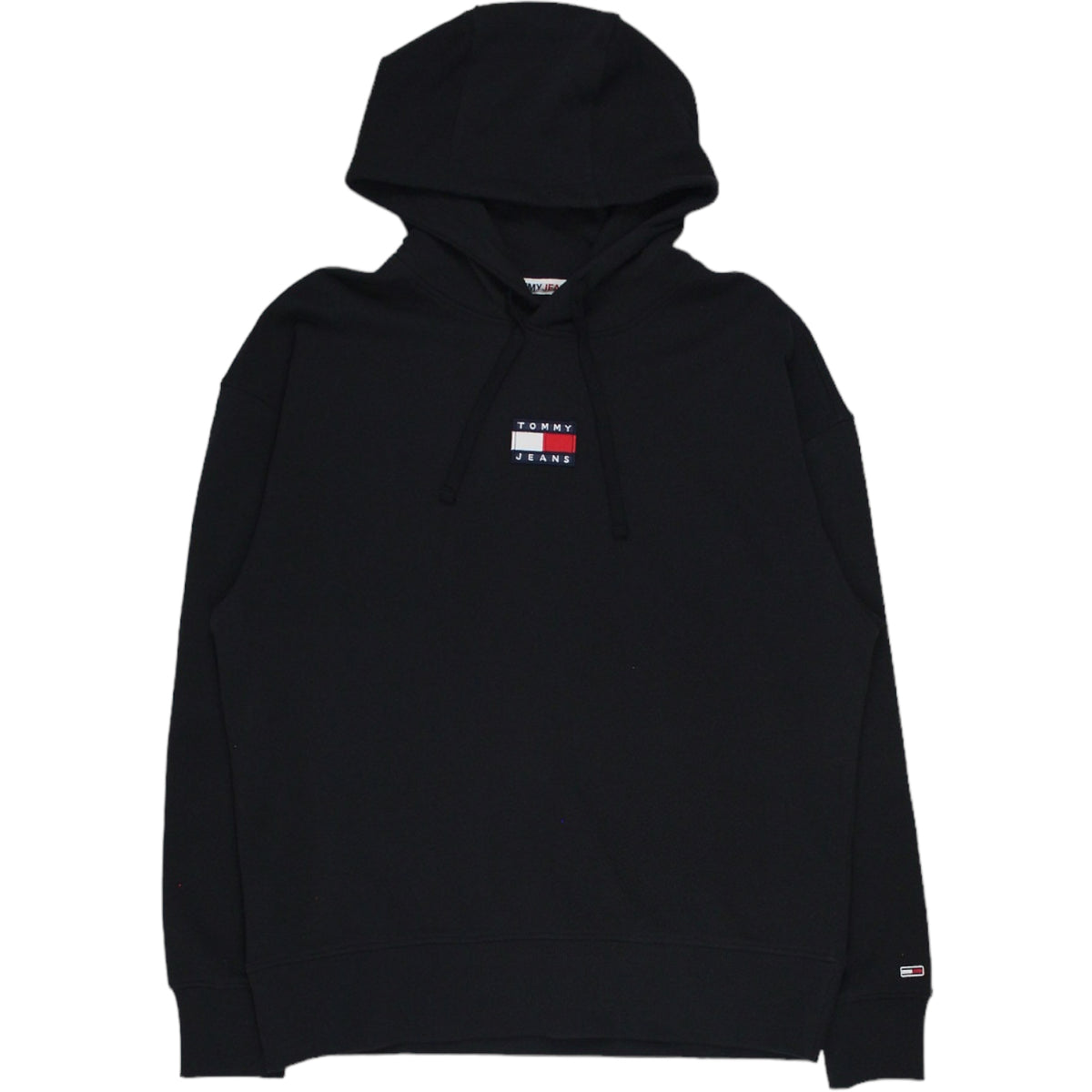 Tommy Jeans Black College Pop Text Hoody