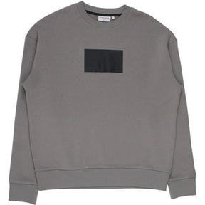 Calvin Klein Grey Textured Logo Sweatshirt