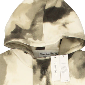 Calvin Klein Cream Camo 1/2 Zip Hoody