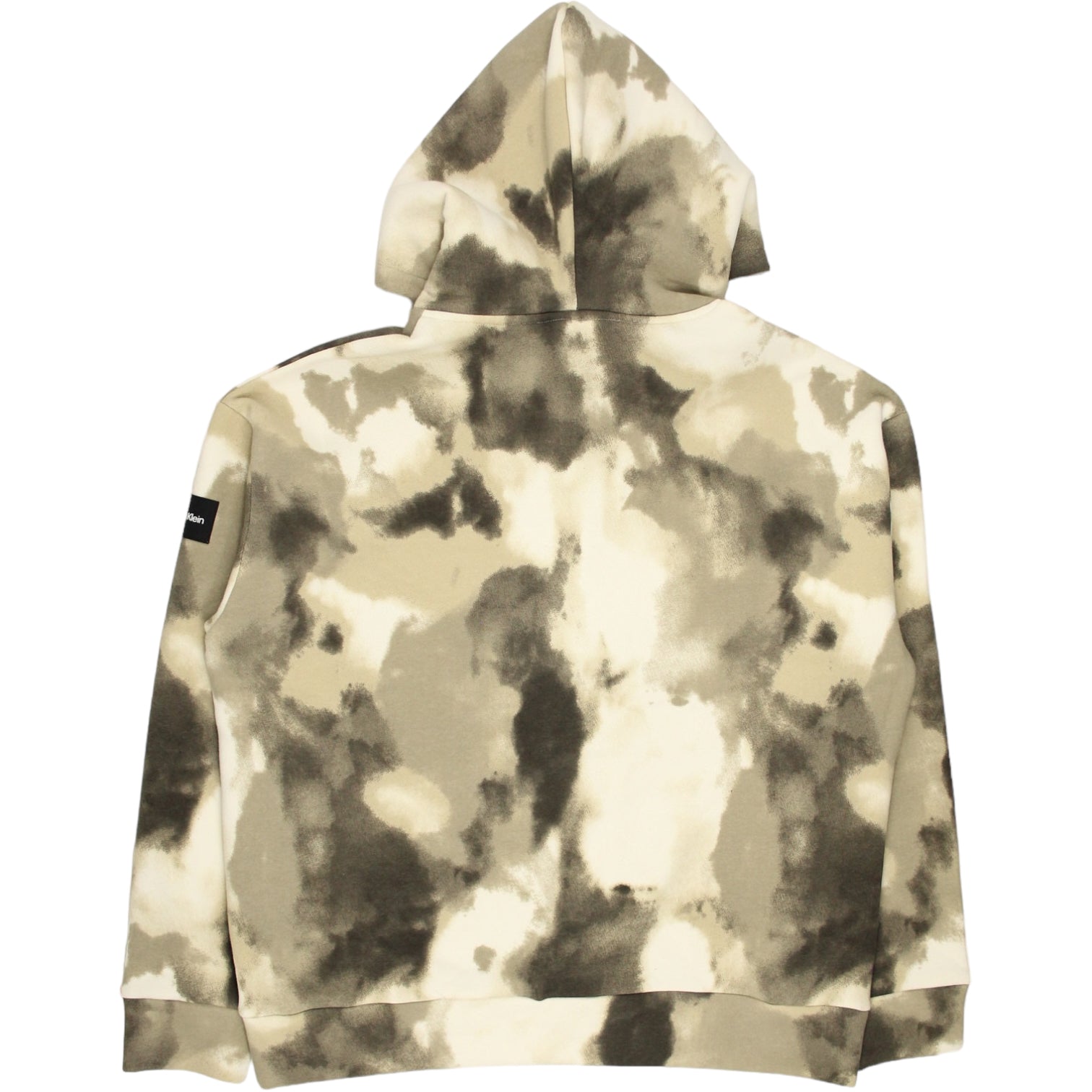 Calvin Klein Cream Camo 1/2 Zip Hoody