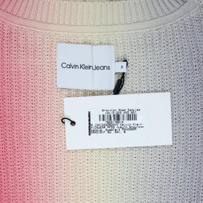 Calvin Klein Jeans Red/Grey Ombre Sweater