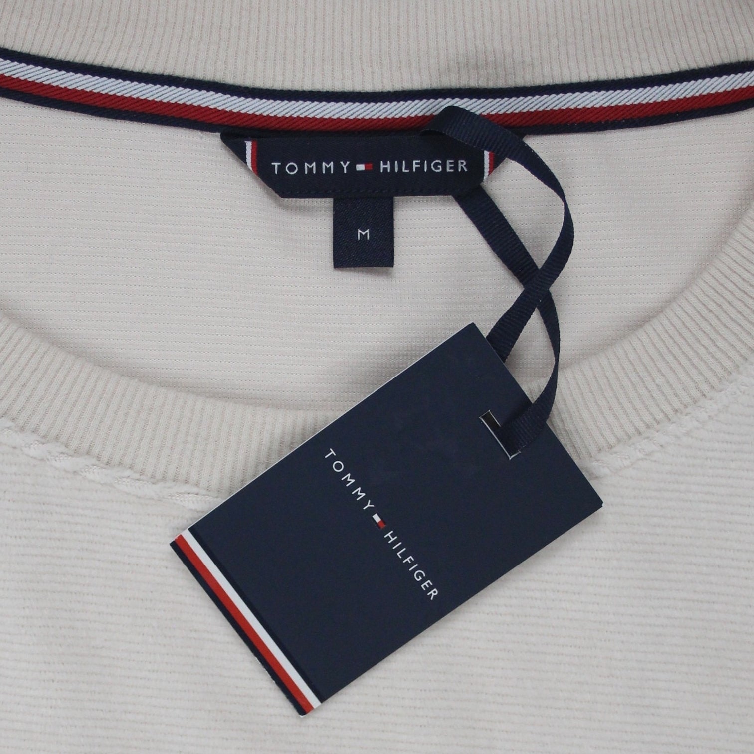 Tommy Hilfiger Cream Velour Track Top