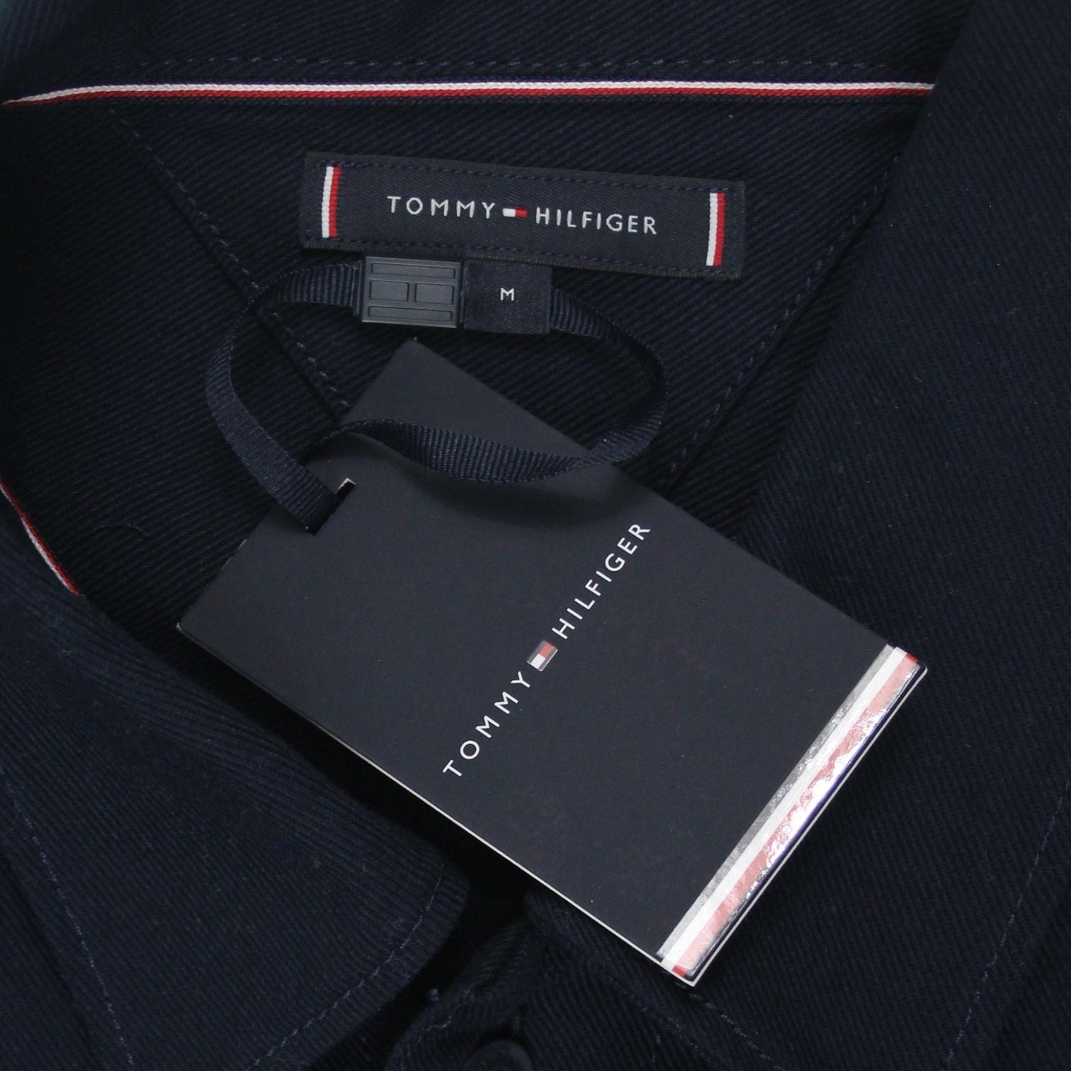 Tommy Hilfiger Navy Twill Shacket