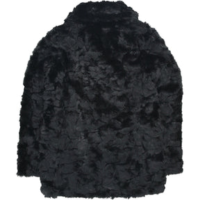 French Connection Black Faux Fur Coat