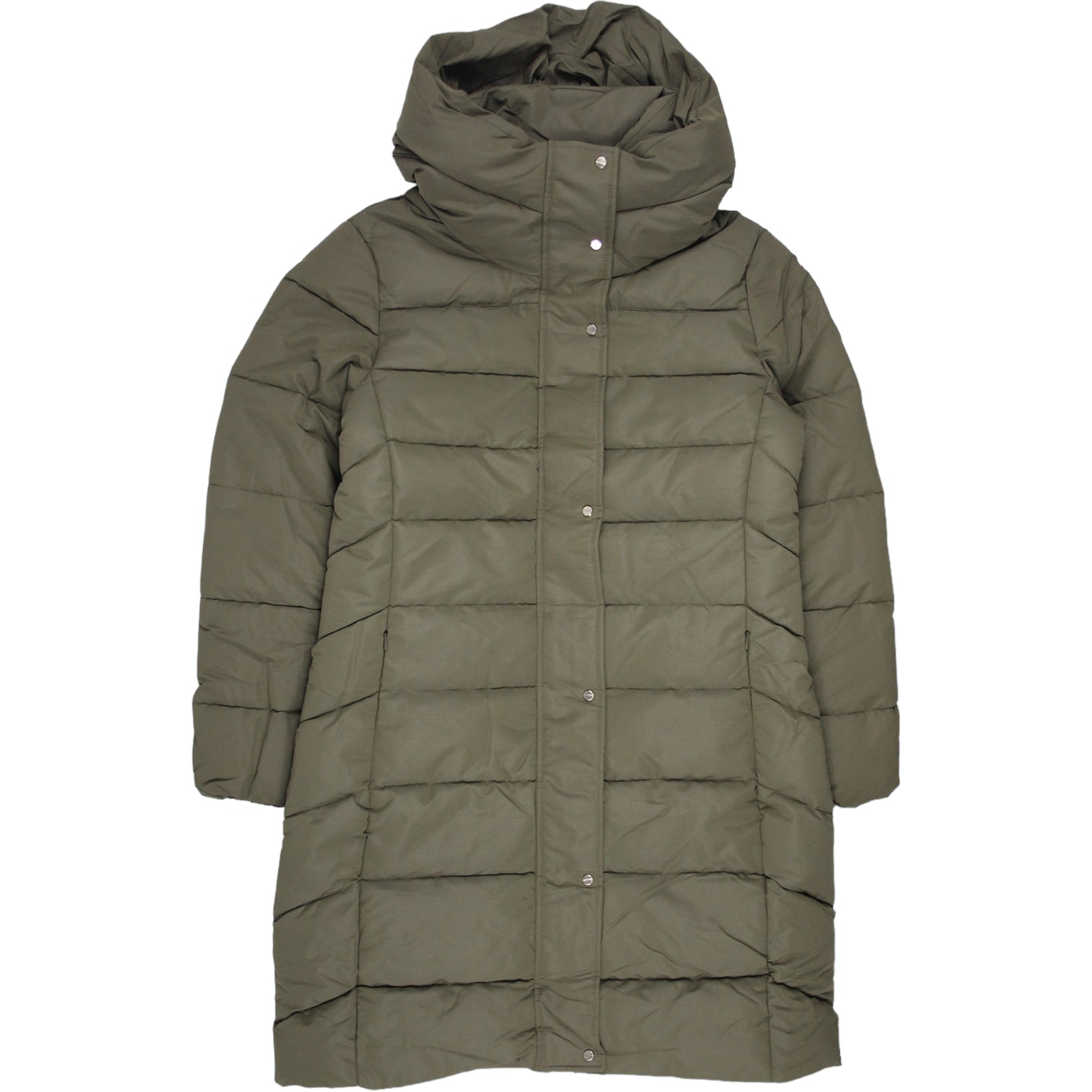 Next Olive Padded Hooded Coat