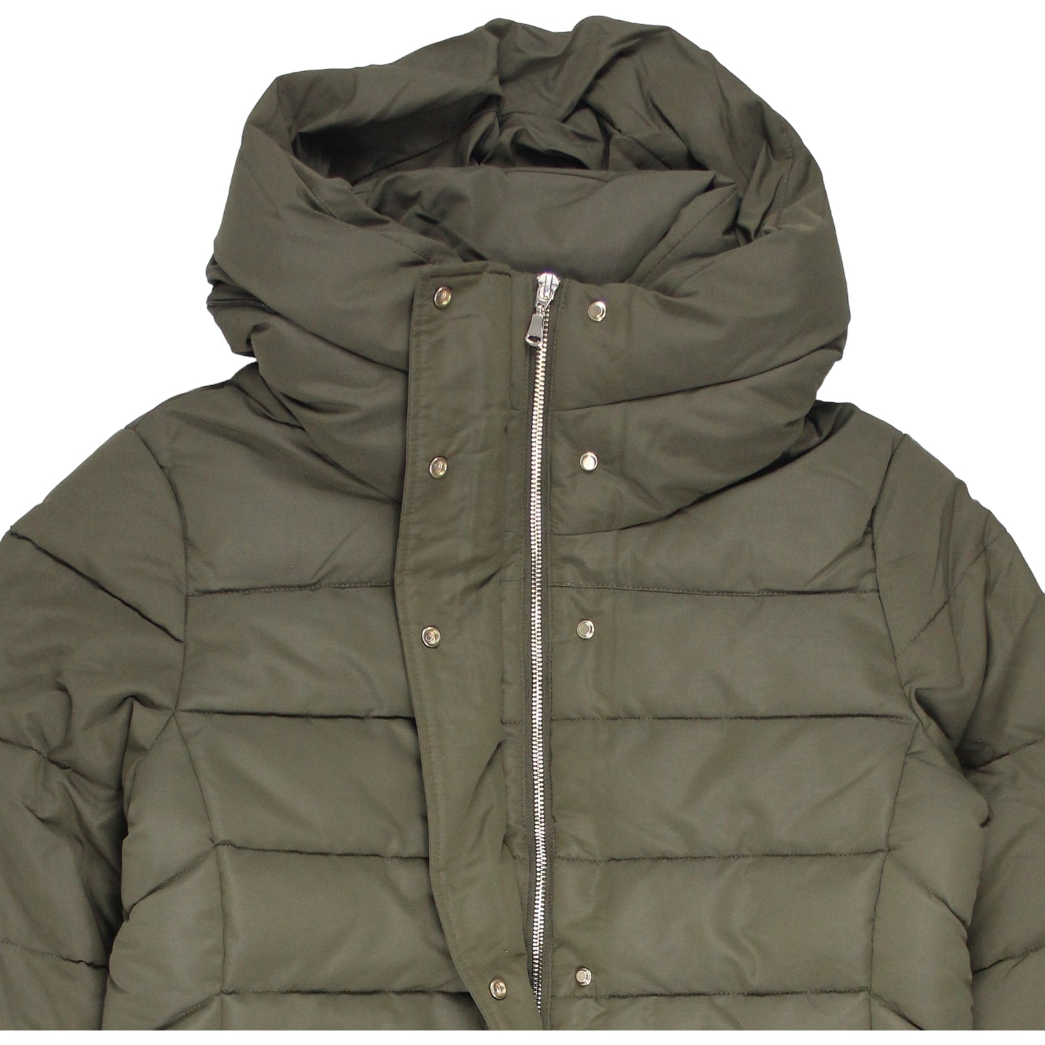 Next Olive Padded Hooded Coat