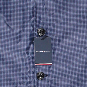 Tommy Hilfiger Navy Check Coat