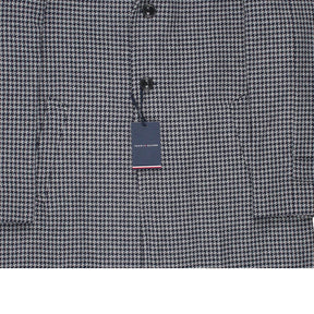 Tommy Hilfiger Navy/Grey Dogtooth Coat