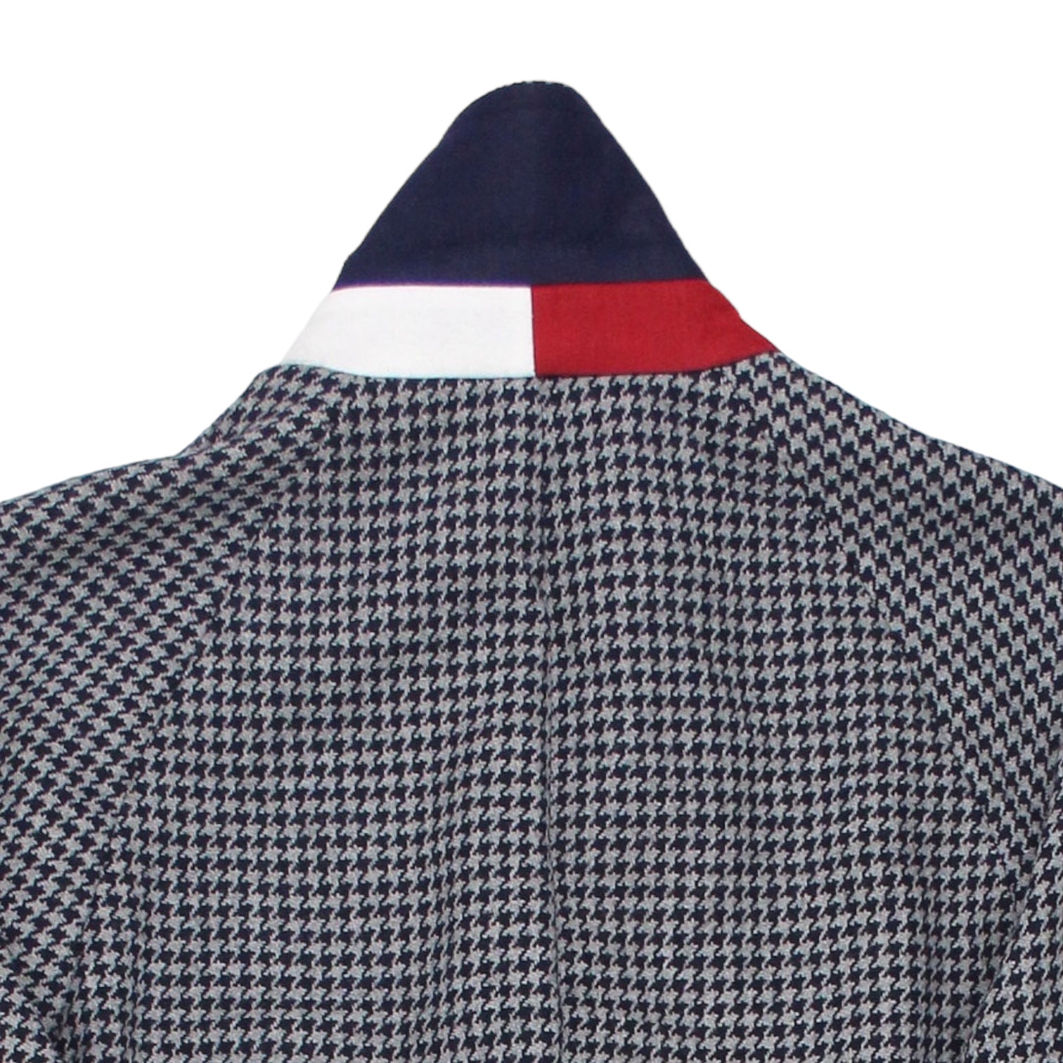 Tommy Hilfiger Navy/Grey Dogtooth Coat