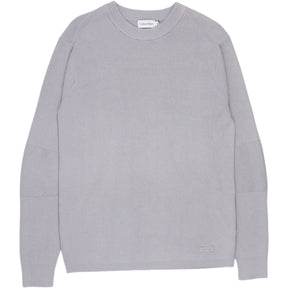 Calvin Klein Silver Grey Rib Sweater