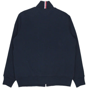 Tommy Hilfiger Navy Monotype Mix Media Jacket