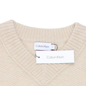 Calvin Klein Cream/Fawn Alpaca Sweater