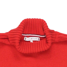 Tommy Hilfiger Red Wool Blend Sweater