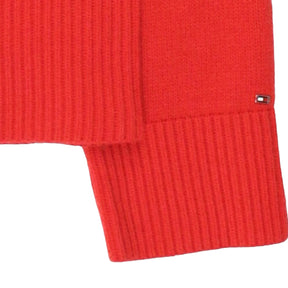 Tommy Hilfiger Red Wool Blend Sweater