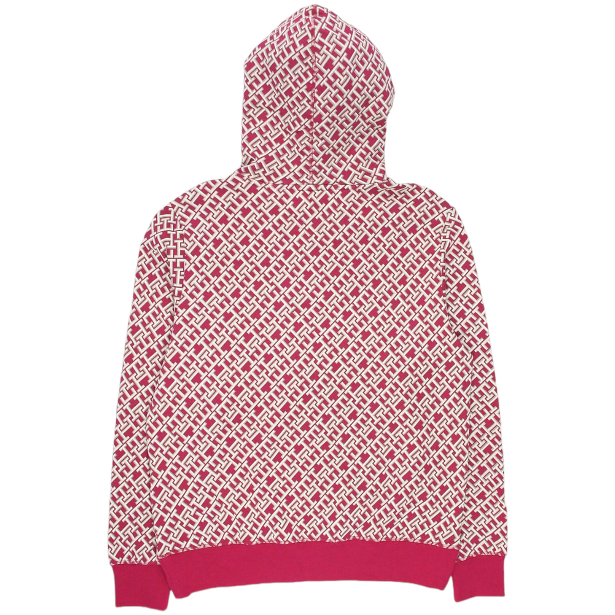 Tommy Hilfiger Berry/Cream Monogram Hoody