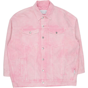 Calvin Klein Jeans Pink Denim Oversized Jacket