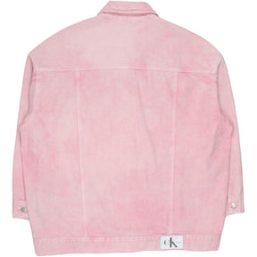 Calvin Klein Jeans Pink Denim Oversized Jacket