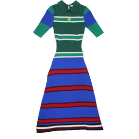 Tommy Hilfiger Blue/Multi Stripe Sweater Dress