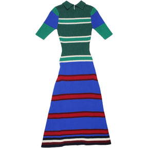 Tommy Hilfiger Blue/Multi Stripe Sweater Dress