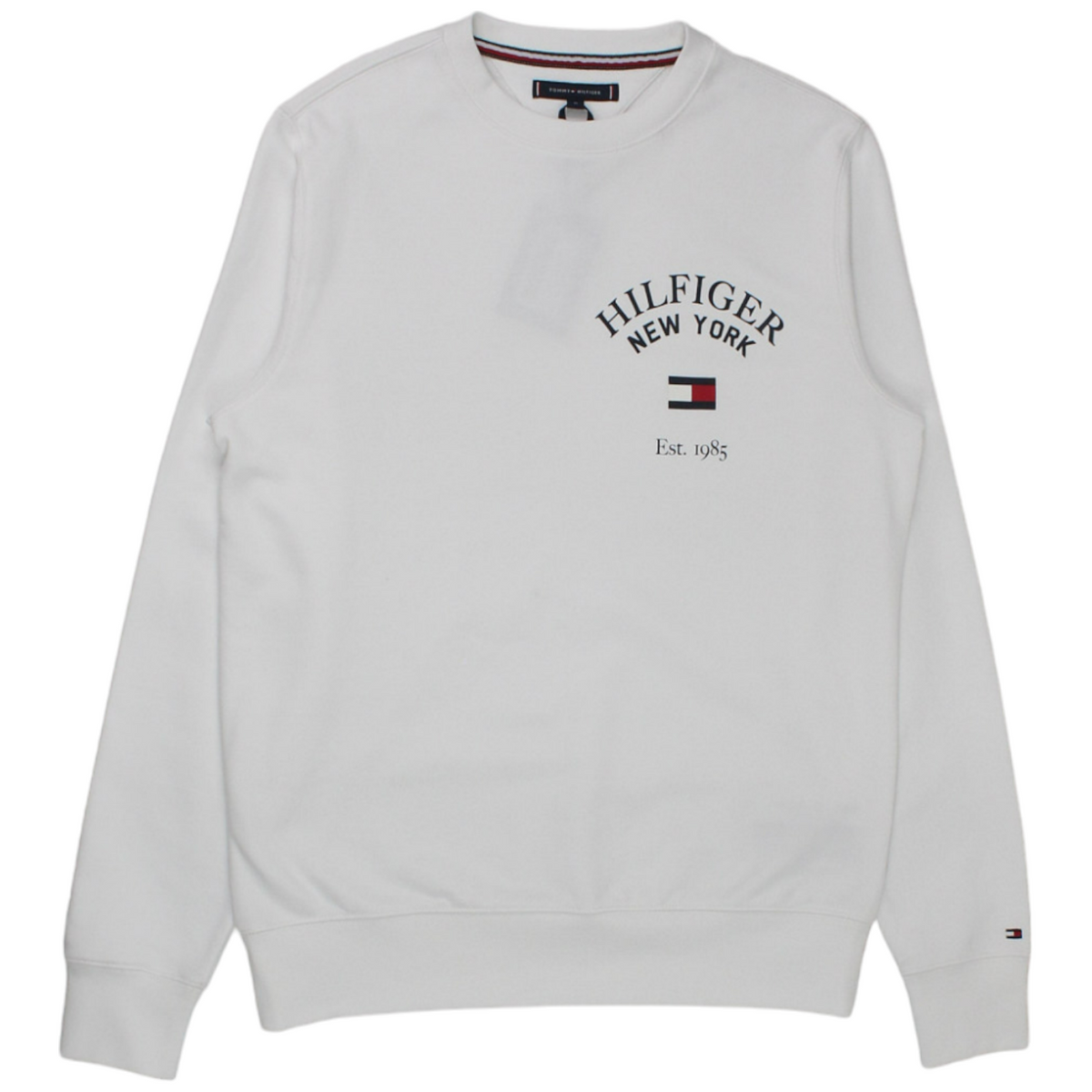 Tommy Hilfiger White Varsity Sweatshirt