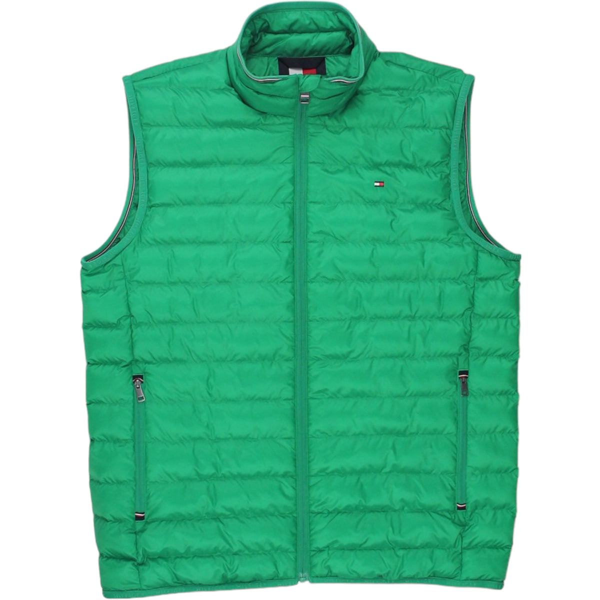 Tommy Hilfiger Green Packable Recycled Vest