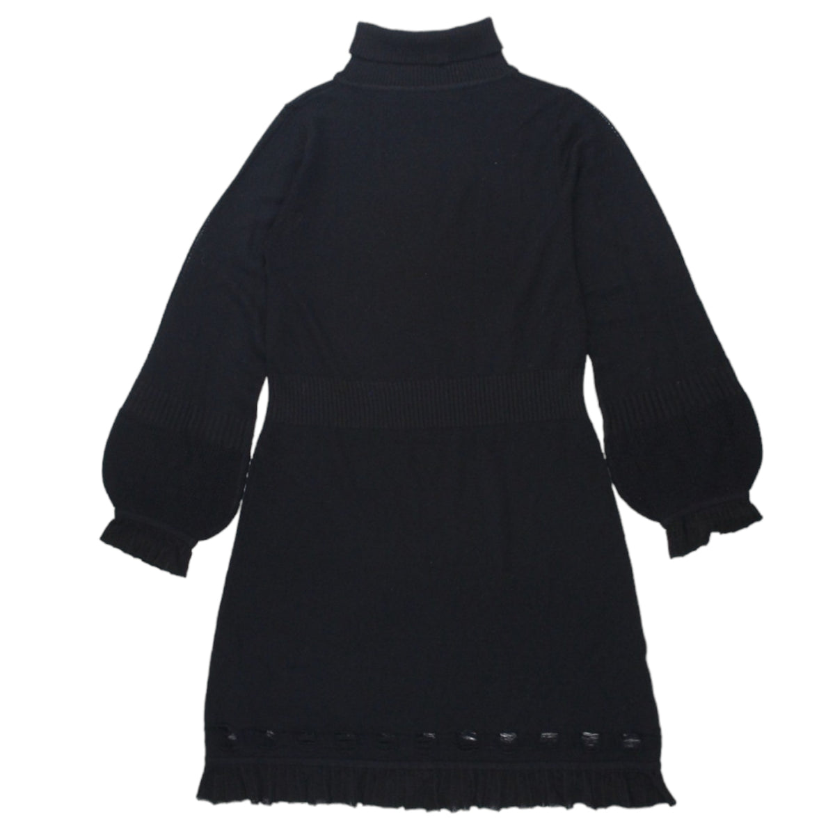 Bella Freud Black Old Skool Knit Dress