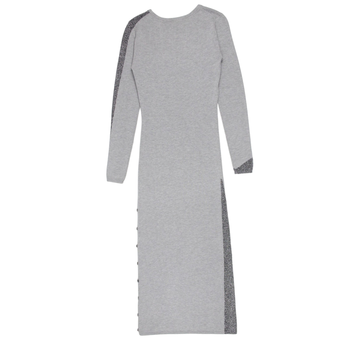 Bella Freud Grey/Metallic Knit Lightening Dress