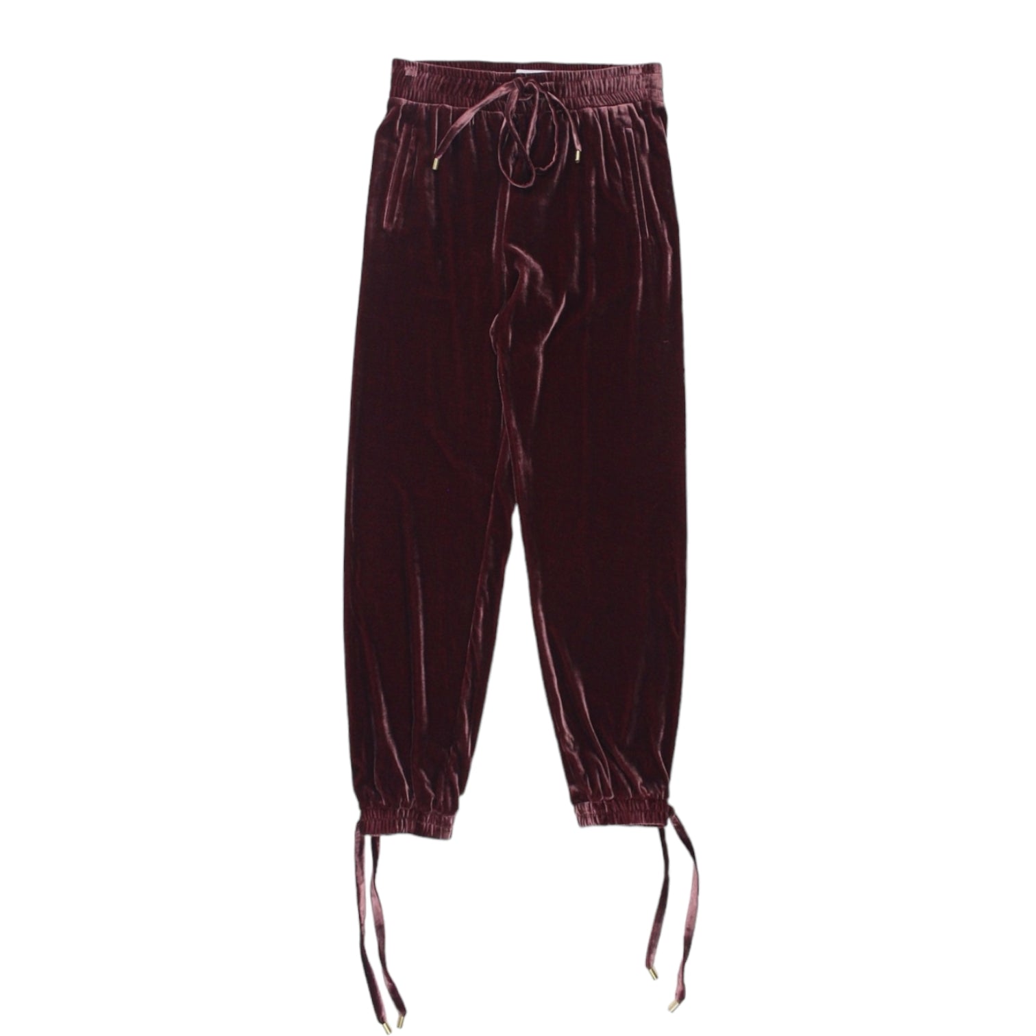 Osman Wine Velvet Joggers