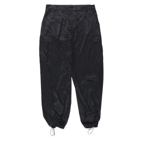 Calvin Klein Jeans Black Satin Cargo Pant