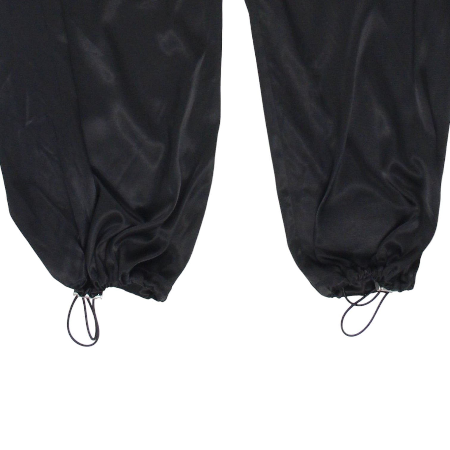 Calvin Klein Jeans Black Satin Cargo Pant