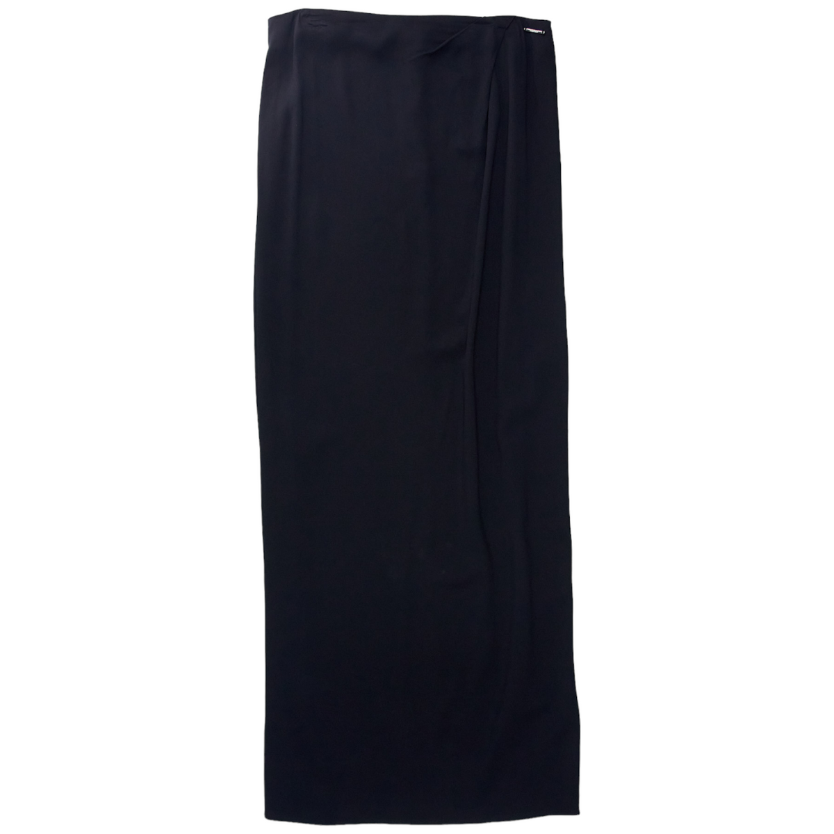 Calvin Klein Black Aysmmetric Twist Skirt
