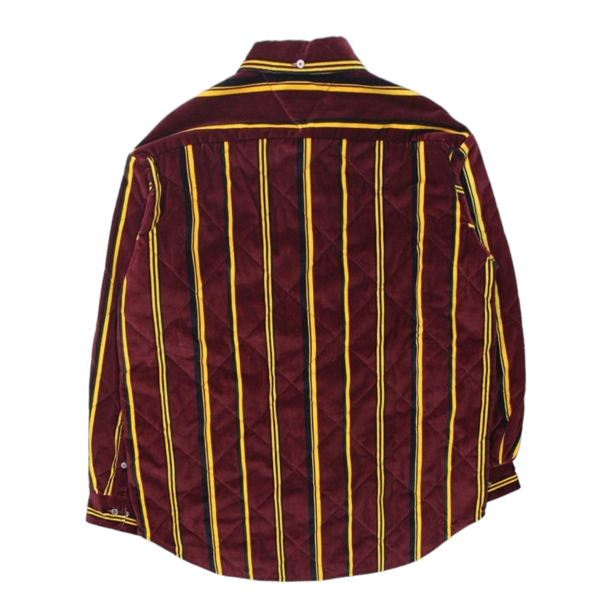 Tommy Hilfiger Wine Striped Quilted Shirt