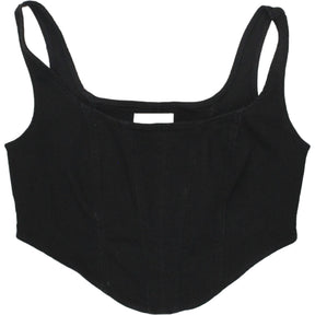 Calvin Klein Black Seam Denim Bustier