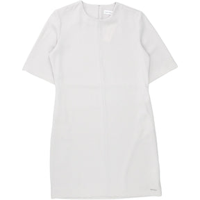 Calvin Klein Grey Structured Twill Dress