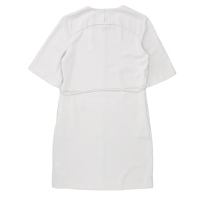 Calvin Klein Grey Structured Twill Dress