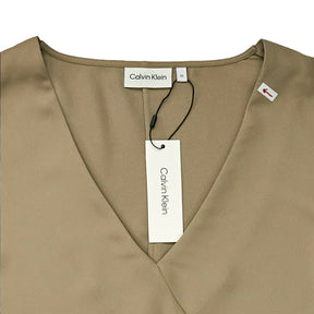 Calvin Klein Taupe Essential Dress